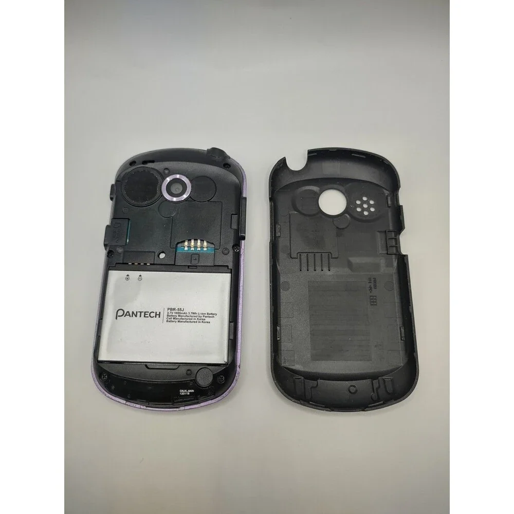 Pantech Swift P6020 Touch QWERTY Slide Purple Phone AT&T Lavender Frost